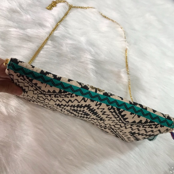 ☀️Beaded clutch with crossbody chain - Picture 11 of 12